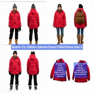 Quartz Co. Edition Salome Down-Filled Parka Size S